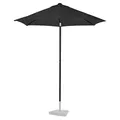 Produktbild: VONROC Premium-Sonnenschirm Torbole Ø200cm – Robuster Sonnenschirm – UV-beständig – Anthrazit/Schwarz – Inklusive Schutzhülle