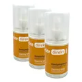 Produktbild: DIREKT Reinigungsspray - 3x 100 ml Pumpflasche mit Zerstäuber - Für Hörgeräte, Ohrstücke, Gehörschutz & In-Ears - Schonende & Gründliche Reinigung