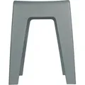 Produktbild: Badhocker Kumba Grau, Stabile Qualität aus Kunststoff, Grau, Polypropylen grau - grau - Wenko