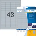 Produktbild: HERMA Etiketten Etiketten Folie silber 45,7x21,2mm Special A4 LaserCopy VE=1200 Stück