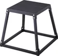 Produktbild: VEVOR Plyometrische Sprungbox, 458 mm Plyo-Box, Plyometrische Plattform Plyobox Schwarz, Rutschfeste Fitness-Übungs-Step-Up-Box für Heimtraining, Konditions-Krafttraining, Oberschenkel Trainieren
