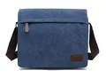 Produktbild: Kleine Umhängetasche aus Segeltuch im VintageStil g_Blau, Groß