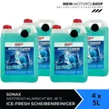 Produktbild: Sonax AntiFrost+KlarSicht bis -18 °C Ice-fresh Scheibenreiniger 4x5 Liter = 20 L