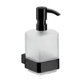 Produktbild: Emco Loft Seifenspender Kristallglas satiniert schwarz matt 052113301