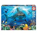 Produktbild: Educa Puzzle Großer Weißer Hai Puzzle 500pcs, Puzzleteile