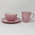 Produktbild: CREAFLOR HOME 3tlg Kombiset, Frühstücksset MYNTE English Rose rosa Ib Laursen