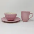Produktbild: 3tlg Kombiset, Frühstücksset MYNTE English Rose rosa Ib Laursen