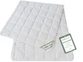 Produktbild: franknatur Unterbett 100x200 Baumwolle Matratzenauflage atmungsaktive Bettauflage waschbar