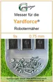 Produktbild: 9 Ersatz-Messer Qualitäts-Klingen 0,75mm Yardforce SA 600 H SA600H