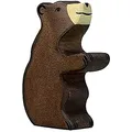 Produktbild: Holztiger Braunbär, klein, sitzend, 80186