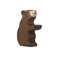 Produktbild: Holztiger Tierfigur HOLZTIGER Braunbär aus Holz - klein, sitzend