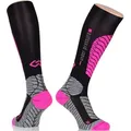 Produktbild: under pressure Skisocken Ice Touring Kompressionssocken für Winter, Ski- und Snowboardtouren rosa 44-46 (Wade: 32-44cm)
