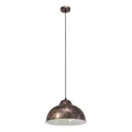 Produktbild: EGLO Pendelleuchte Truro 2, Vintage Esszimmerlampe im Industrial Design, Esstisch Hängelampe aus Metall in Rostoptik, E27 Fassung