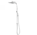 Produktbild: Schulte Brausegarnitur Schulte DuschMaster Rain II Chrom mit Umsteller, Kopfbrause eckig D963