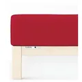 Produktbild: Schlafgut Spannbetttuch Casual aus Bio Baumwolle 140x200 - 160x200 cm | red-deep - rot