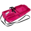 Produktbild: KHW Schlitten Lenkschlitten Snow Fox, pink, 95 cm, aus Kunststoff, mit Zugseil, Lenkrad und Bremse, bis 65 kg