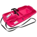 Produktbild: KHW Lenkschlitten Snow Fox Pink mit Bremse Kinder Schlitten Rodel Bob Lenkrodel