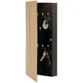 Produktbild: Schlüsselkasten, Schwarz, Eiche, Metall, 20x40x4 cm, Garderobe, Schlüsselboards & -kästen