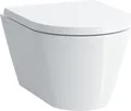 Produktbild: LAUFEN Kartell Wand-WC COMPACT, Tiefspüler, spülrandlos, 490x370x285mm, H8203330200001