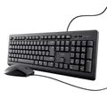 Produktbild: Trust Taro Tastatur Maus Set QWERTZ USB Spritzwassergeschützt für PC Laptop NEU