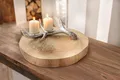 Produktbild: Dekoscheibe Baumscheibe Holzscheibe Wood Ø 40 cm, Servierplatte Servierteller