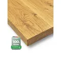 Produktbild: holz4home® Esstischplatte Massivholz Eiche I Gerade Kante I Massivholzplatte Naturgeölt Echtholz, Vollflächig 4cm dickes Massivholz 240 cm x 100 cm