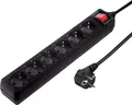 Produktbild: hama 6-fach Steckdosenleiste mit Schalter 5,0 m schwarz