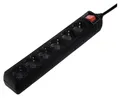 Produktbild: Hama 00137266 Steckdosenleiste 6-fach mit Schalter Kindersicherung 5m Schwarz