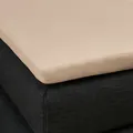 Produktbild: Formesse Topper Spannbettlaken Bella Gracia La Piccola 90x200 cm | champignon - beige