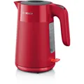Produktbild: BOSCH TWK2M164 Wasserkocher (1,7 Liter 2400 W, Kunststoff, rot) #31826556