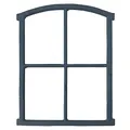 Produktbild: Fenster grau Stallfenster Eisenfenster Scheunenfenster Eisen 64cm Antik-Stil (h)