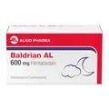 Produktbild: Baldrian AL 600 MG Filmtabletten 60 Stück - Zur Linderung von leichter nervöser Anspannung und Schlafstörungen - Pflanzliche Wirkung ohne Gewöhnungseffekt