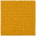 Produktbild: myfelt Stuhlkissen Filzkugel Sitzauflage eckig - 36 x 36 cm, 100% reiner Schurwolle, quadratisch, schmutzabweisend