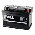 Produktbild: MOLL EFB 82074 Starterbatterie, Start-Stop-System, 12V 74Ah, 720A (EN), 19,90 kg, Made in Germany