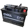 Produktbild: MOLL start-stop EFB 82074 Autobatterie 74Ah 82070 Starter Batterie PKW KFZ Stopp