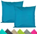 Produktbild: JACK Kissenbezüge 2er Set 40x40cm Outdoor Wasserfest, (2 Stück), 2x Kissenhülle, strapazierfähig, wasserabweisend, Innen & Außen