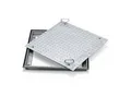 Produktbild: ZARGES Schachtabdeckung Aluminium 800 x 800 mm Außenmaß 960 x 960 mm (47023)