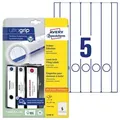 Produktbild: Avery Zweckform Etikett Avery-Zweckform Ordner-Etiketten L4758-10 38 x 297 mm Papier Weiß Perm weiß