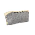Produktbild: Fellhof Kinderwagen Handwärmer, 100% Merino-Lammfell, wind- u. wasserabweisend, reflektierende Streifen, OEKO-TEX zertifiziert, Universalgröße für alle Kinderwagen (Filz-hellgrau)