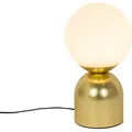Produktbild: Hotel-chic-tischlampe Gold Mit Opalglas - Pallon Trend