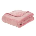 Produktbild: liebling Kuscheldecke Cashmere Feeling 180 x 220 cm, Altrosa, Premium Sofa Decke, Dicke warme Wohndecke, 500 gr. / m²
