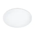 Produktbild: EGLO LED Deckenlampe außen Ronoco, Außenleuchte für Wand und Decke, Outdoor Deckenleuchte aus Metall und Kunststoff in Weiß, warmweiß, IP44, ? 22 cm