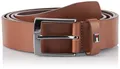 Produktbild: Tommy Hilfiger Herren Gürtel Adan New Leather aus Leder, Braun (Tan), 80 cm