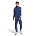 Produktbild: adidas Herren SPORTSWEAR BASIC 3 STRIPES TRICOT TRACKSUIT, Dark Blue, S