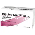Produktbild: Migräne Kranit 500 mg Zäpfchen 10 St