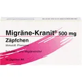 Produktbild: MIGRÄNE KRANIT 500 mg Zäpfchen 10 St