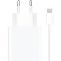 Produktbild: Schnelles Usb-a-auf-usb-c-reiseladegerät, Kombiniertes 67-w-wandladegerät – Weiß