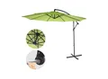 Produktbild: Ampelschirm Terni, Sonnenschirm Sonnenschutz, Ø 3m neigbar, Polyester/Stahl 11kg ~ grün-lemon ohne Ständer