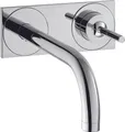 Produktbild: hansgrohe AXOR Uno Einhebel-Waschtischmischer Unterputz, Platte für Wandmontage,