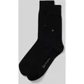 Produktbild: Burlington Socken mit Label-Detail im 2er-Pack in Black, Größe 40/46